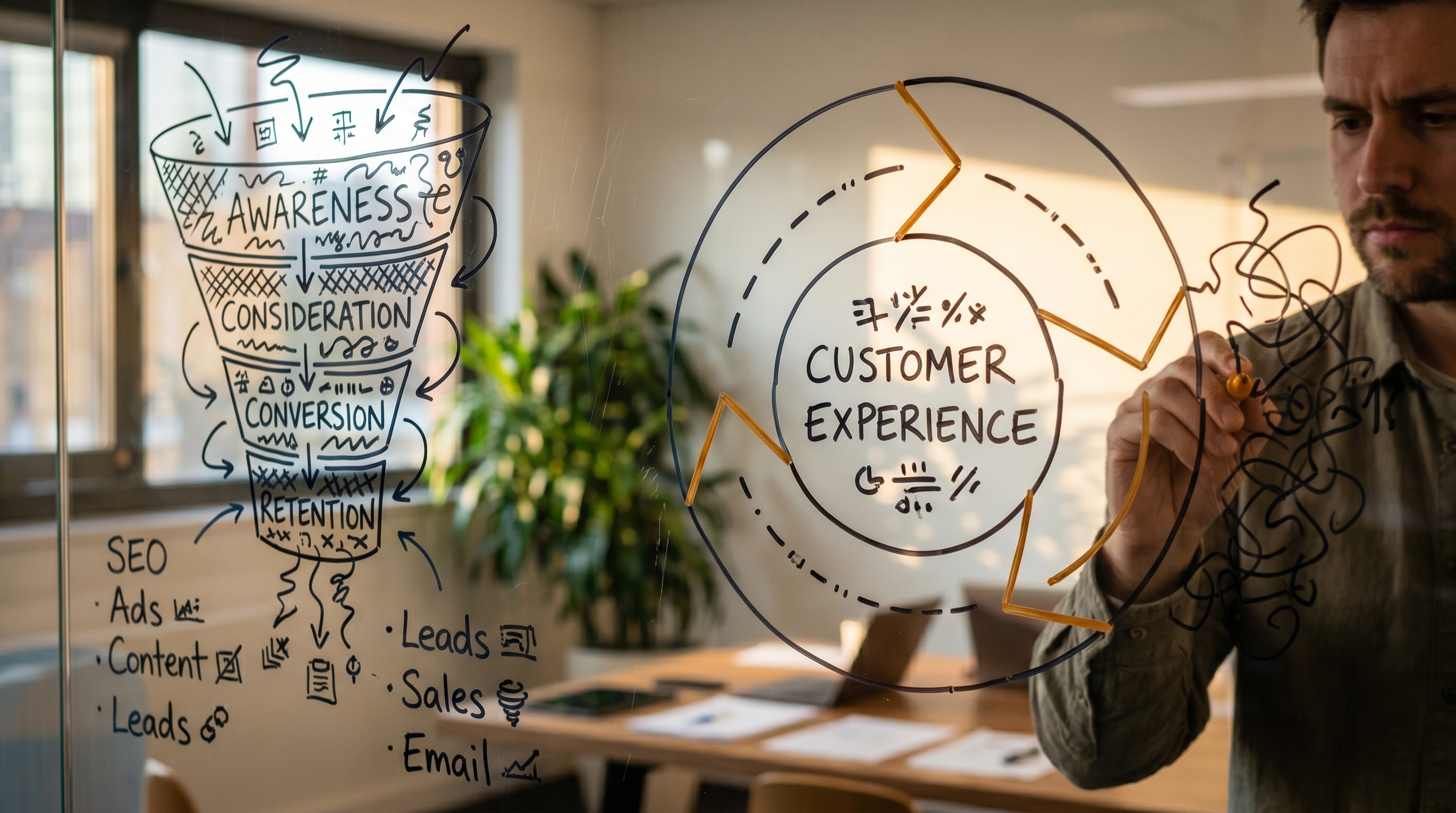 Marketing funnel vs flywheel: wat past beter bij moderne marketing?
