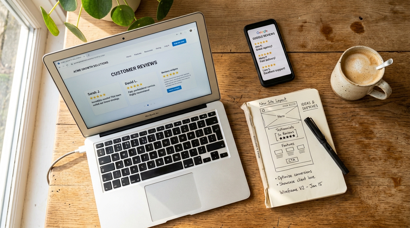 Social proof op je landingspagina: zo zet je reviews en trust signals in